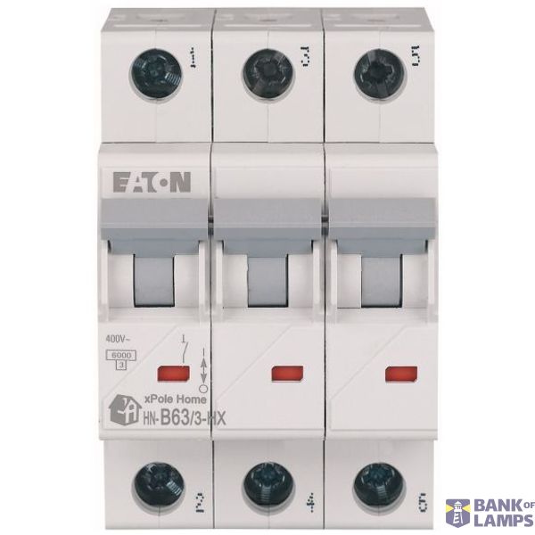 HN-B63/3-HX Eaton Moeller series xPole Home - HN/HN-HX MCB image 1