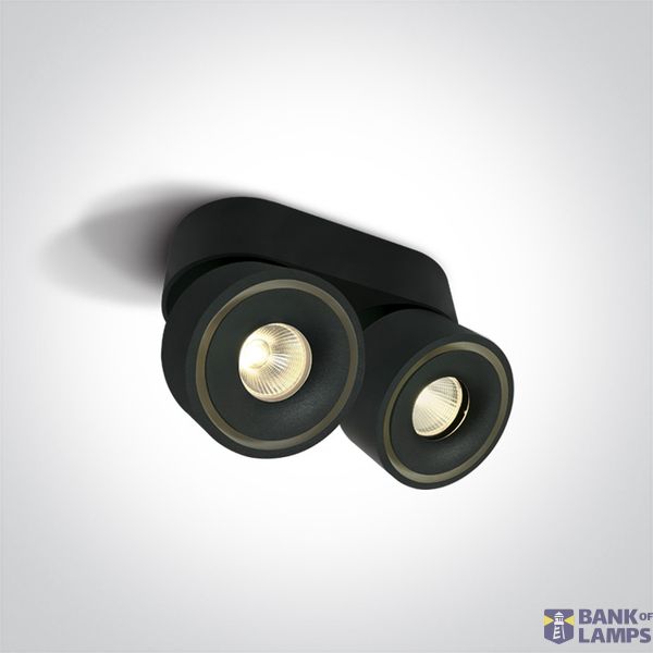 BLACK 2x8W CCTV IP20 230V image 1