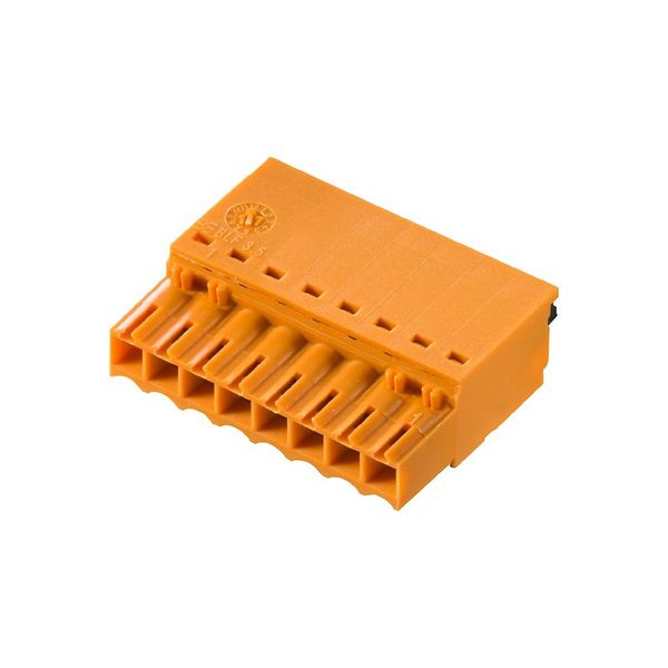 PCB plug-in connector, female plug, 3.50 mm, Number of poles: 5, 180°, PUSH IN with actuator, Clamping range, max. : 1.5 mm², Box image 1