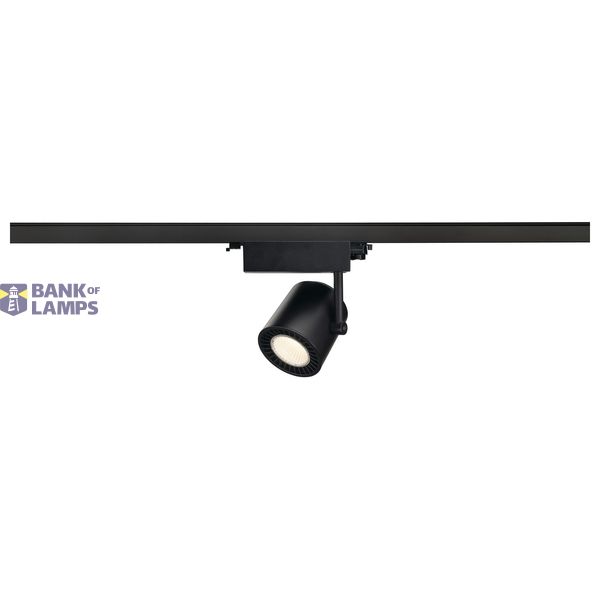 SUPROS TRACK 3000 Spot, 2600lm 3000K SLM LED, 60°, black image 1