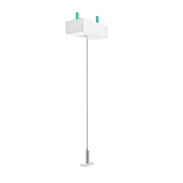 48V SLIM/BASIC PENDANT KIT CANOPY WHITE image 1