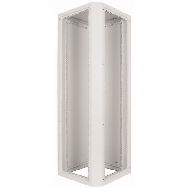XLC1633 Corner frame, steel, grey, HxWxD=1600x350x350mm, grey image 1