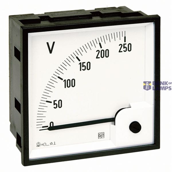 Voltmeter DC RQ72M - (by transducers) - Vn: 0÷5V image 1