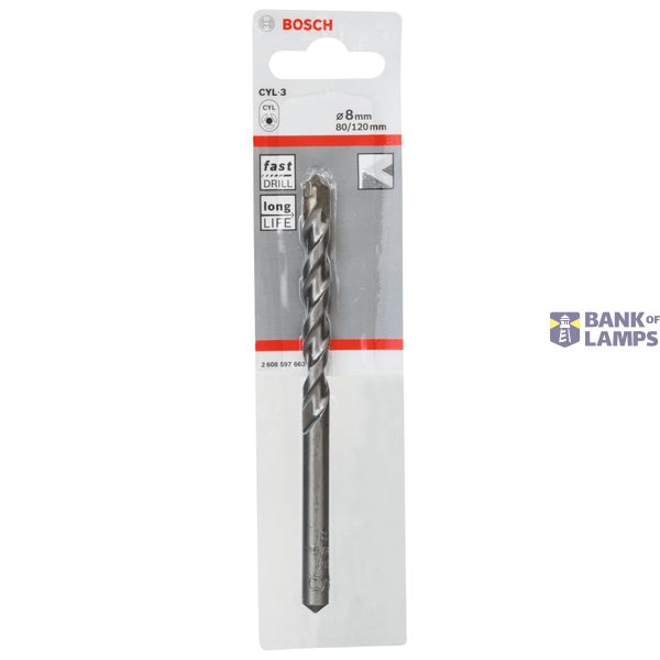 Concrete drill bit CYL-3 8 x 80 x 120 mm, d 7,5 mm image 2