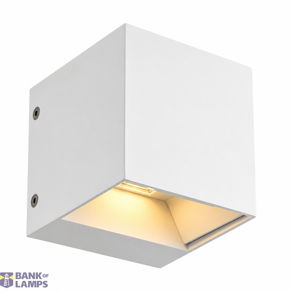 Outdoor Wall Light with CREE LED 2x3W IP54 Matt White THORGEON image 1