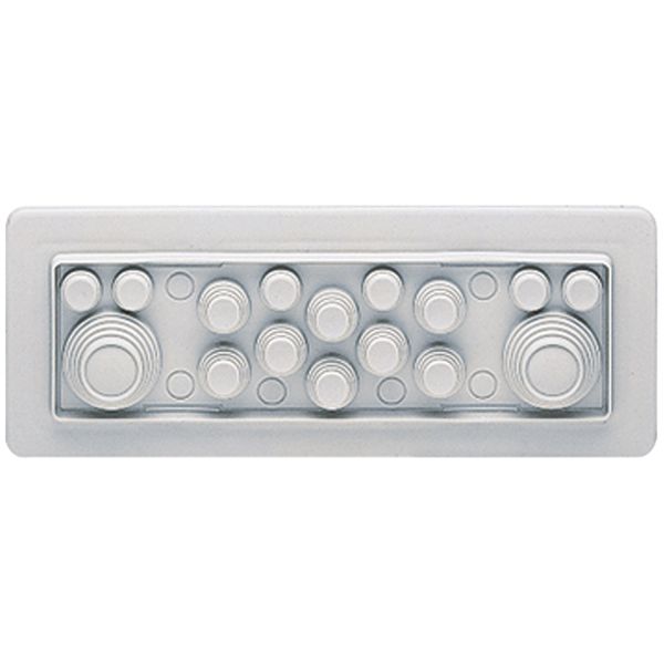 Cable entry plate, univers, IP43 image 1