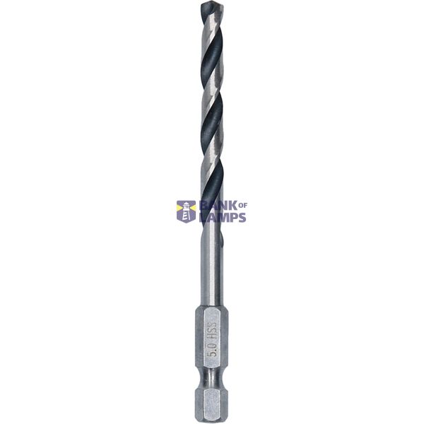 HSS PointTeQ Hex Drill Bit 5.0mm 1 pcs. image 1