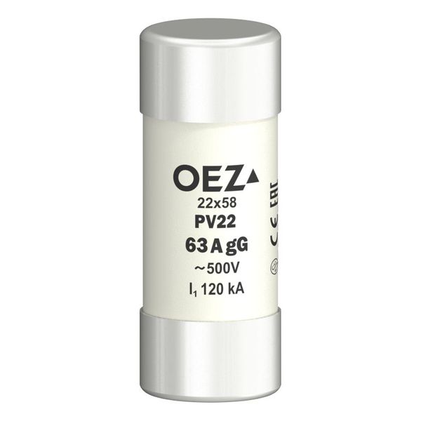 Fuse-link PV22 63A gG image 1