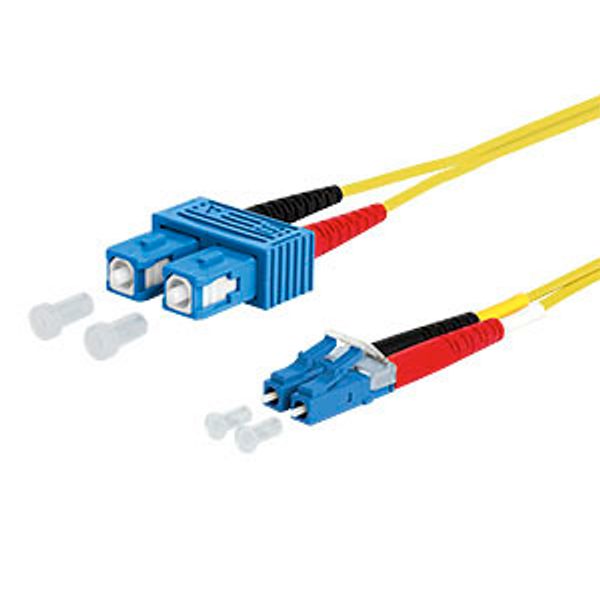 OpDAT patch cord SC-D/LC-D OS2, 15.0 m image 3