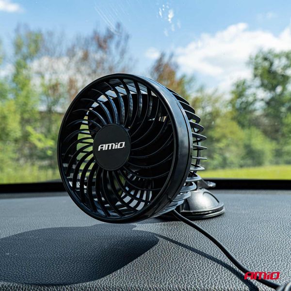 Car fan with suction cup 4,5" 24V image 1