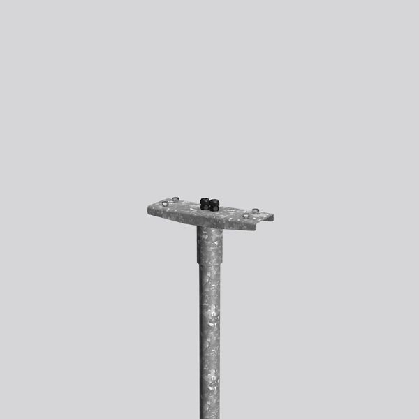 Pole mounting L 346 B 112 H 154 d 60 colour: uncoated image 2