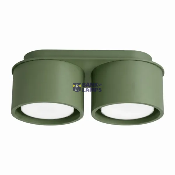 Ceiling lamp MODO 2 olive green Gx53 image 1