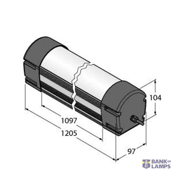 LED Linear Light In the Metal Housing   WLB92X1100PWM image 2