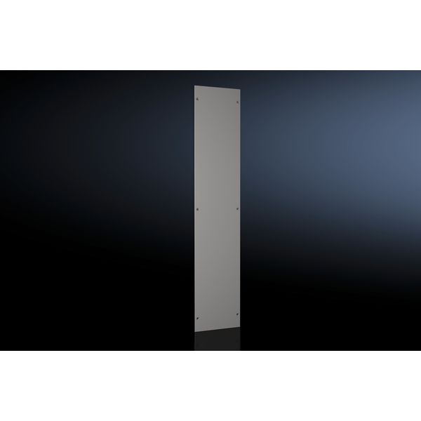 VX Side panel, screw-fastened, for HD: 1800x500 mm, stainless steel image 1