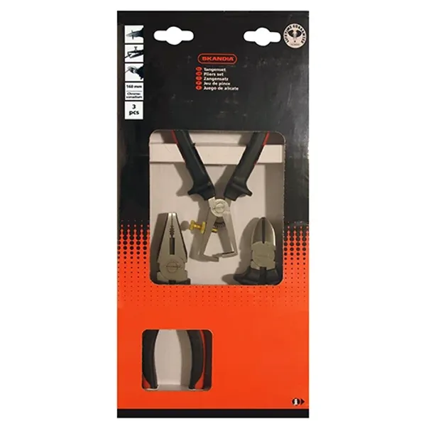 Skandia electrical plier set 3pcs image 1