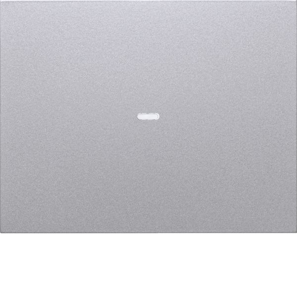 Cover for 1gang for push-button module, clearlens, K.5, al., matt, lac image 2