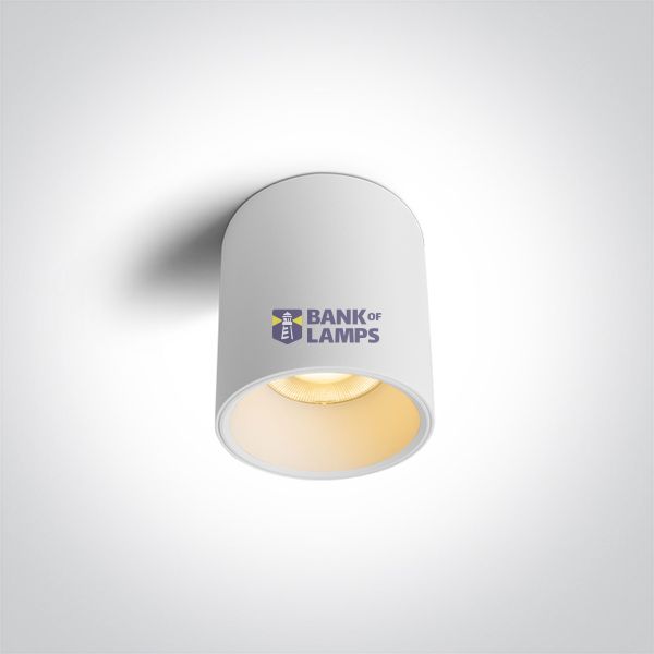 WHITE 12W WW IP65 230V DARK LIGHT image 1