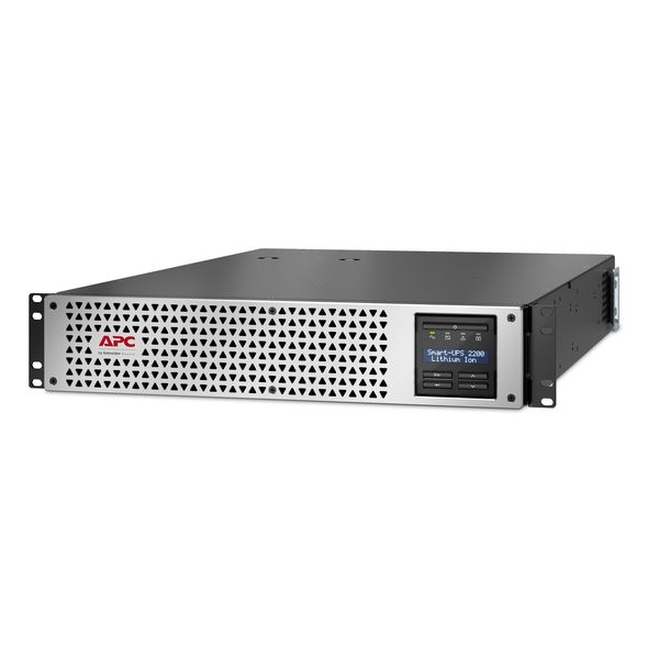 APC Smart-UPS Line Interactive 2200VA, Lithium-ion, Rack, 2U, 230V, 8x IEC C13 + 1x IEC C19, SmartConnect, w/Network Management Card, AVR, LCD image 1
