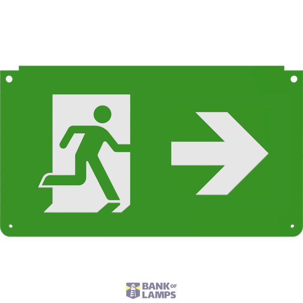 Manot Hanging Exit Left & Right Sign image 1