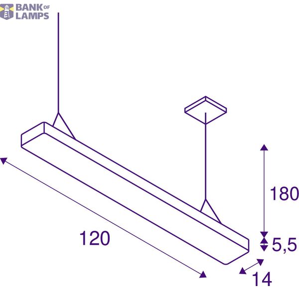 WORKLIGHT PD 49W 4000K 230V DALI IP20 white image 3