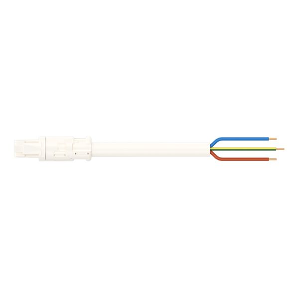 pre-assembled connecting cable Eca Socket/open-ended white image 7