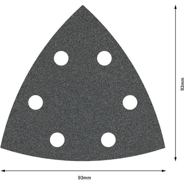 F355 sanding sheet, pack of 5 93 mm, 80 image 2