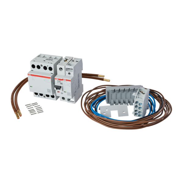 WP63R-Set, contactor 63A 4-pole, plumber's cap, LS 6A 1-pole, relay 20A, 20-11, incl. Bear (WP63R-Set) image 1