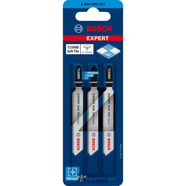 EXPERT ‘Soft Tile Clean’ T 15 RD Jigsaw Blade 3 pcs. image 1