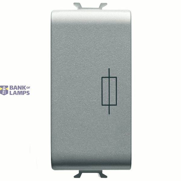 FUSE HOLDER - 250V ac 16A - 1 MODULE - TITANIUM - CHORUSMART image 3
