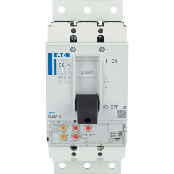 NZMH2-VX250-SVE NZM2 PXR20 circuit breaker, 250A, 3p, plug-in technology image 7