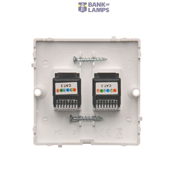 Touch panel 3 modules, Modul 1: 1 touch field, Module 2: 4 touch fields, Module 3: 2 vertical touch fields, Fixing: horizontal, White pearl image 1