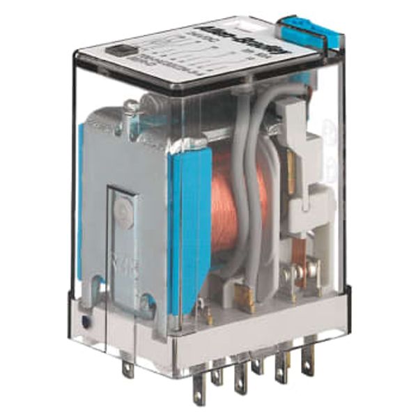 GP Ice Cube Relay,12V DC,4 Changeover Contacts(4PDT)7A,Gold Contacts,No Additional Options image 1