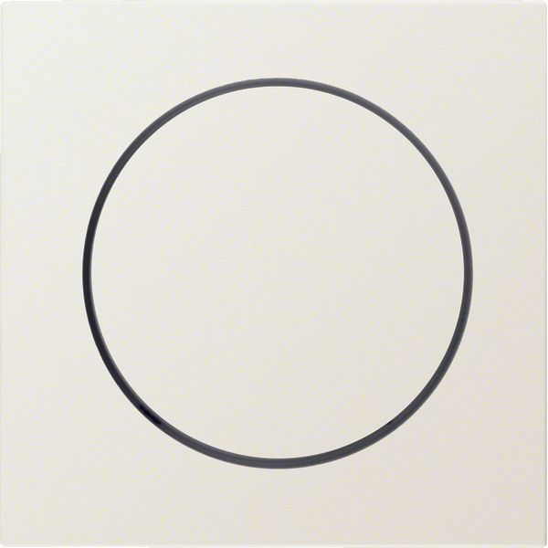 Centre plate for rot. dimmer/rot. potentiometer, setting knob, S.1, wh image 3