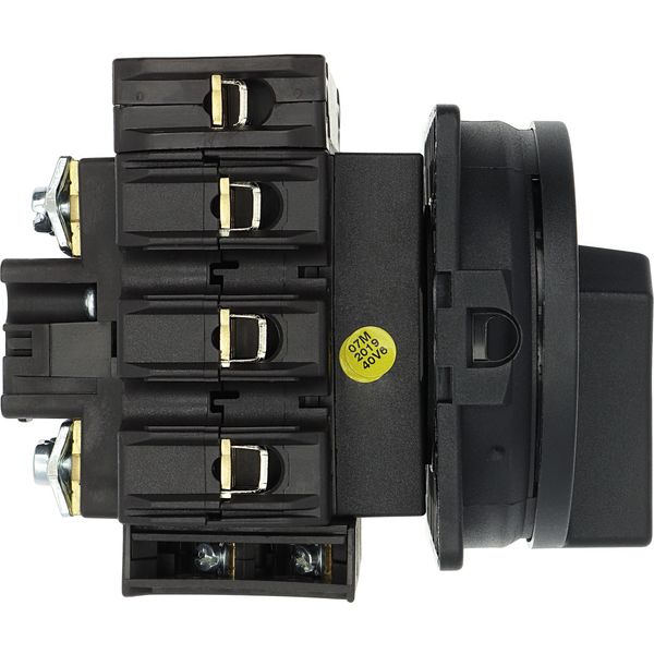 P3-100/EA/SVB-SW/N/HI11 Main switch, P3, 100 A, flush mounting, 3 pole + N, 1 N/O, 1 N/C, STOP function, With black rotary handle and locking ring, Lockable in the 0 (Off) po image 41