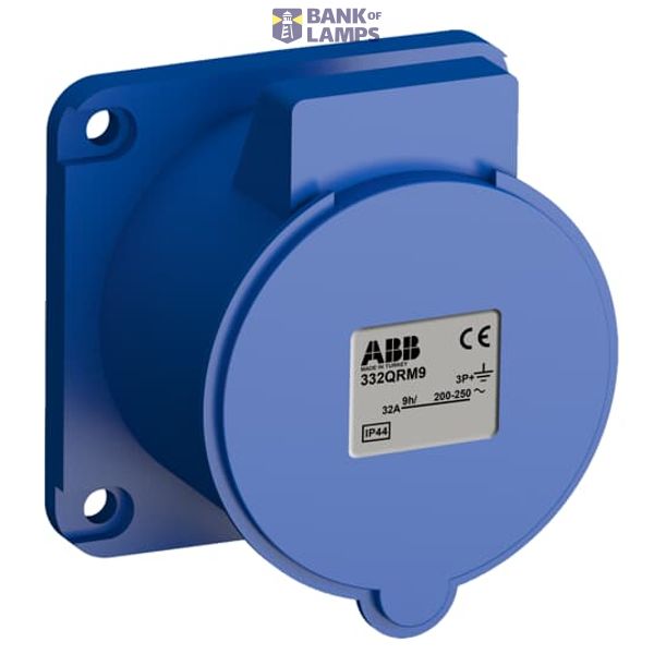 332QRM9 Panel mounted socket image 1