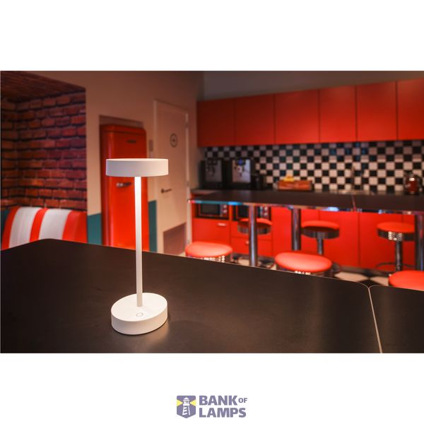 VINOLINA, table lamp, battery, IP54, 2700/3000K, TOUCH, white image 4