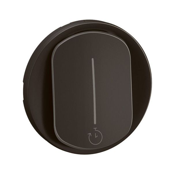 COVER FOR PROGRAMMABLE TIME SWITCH/LIGHTING+VENTILATION SWITCH BLACK image 2