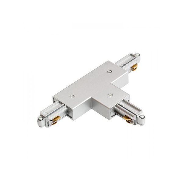 1F T connector, polarity right silver grey 230V image 1