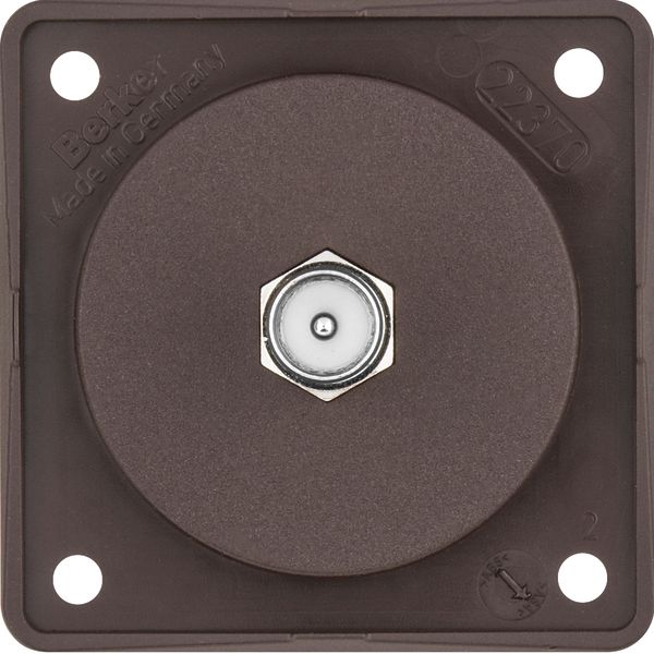 Integro Inserts-Aerial Connector Box TV with Connection in F-System, B image 1