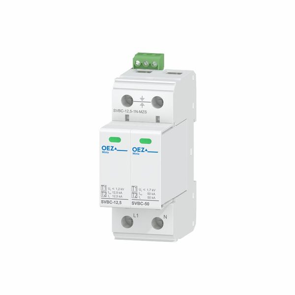 Combined lightning current and surge voltage arrester SVBC-12,5-1N-MZS image 1