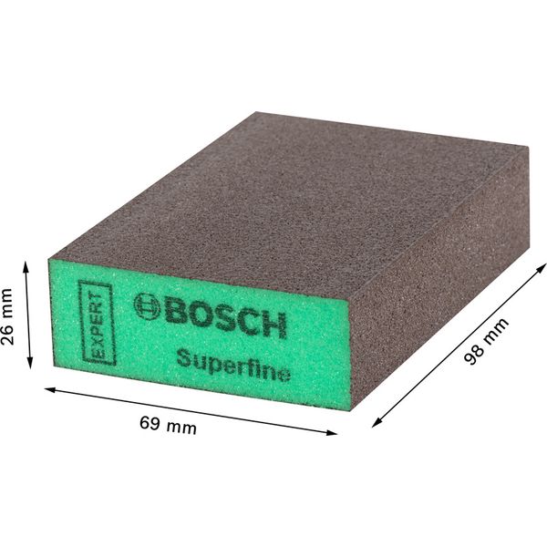 EXPERT S471 Standard Block 97 x 69 x 26 mm, Super Fine 2-pc image 2