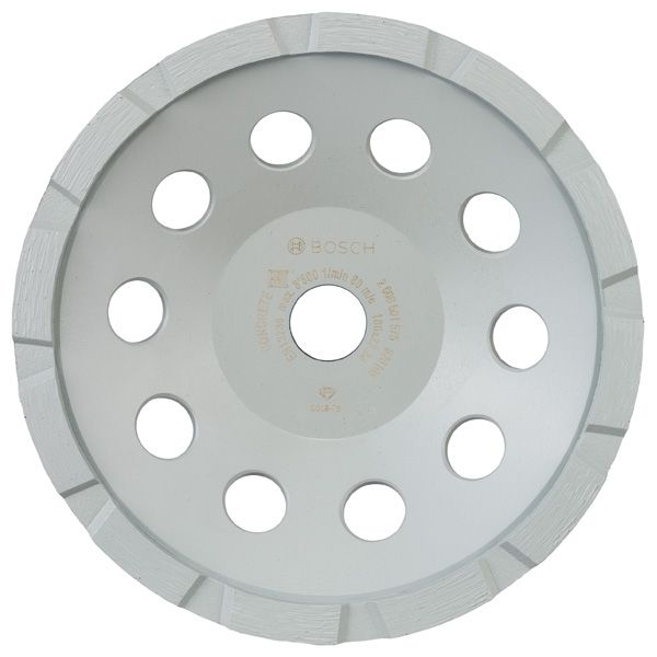 Diamond Cup Wheel Standard for Concrete 180x22.23x5 image 1