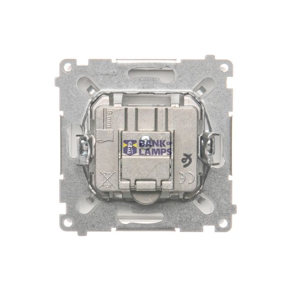 Single contact push button, (Mechanism), 16A, quick connection image 1