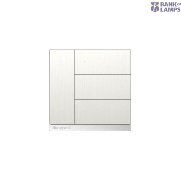 KNX pushbutton switch 8-fold, brushed steel image 1