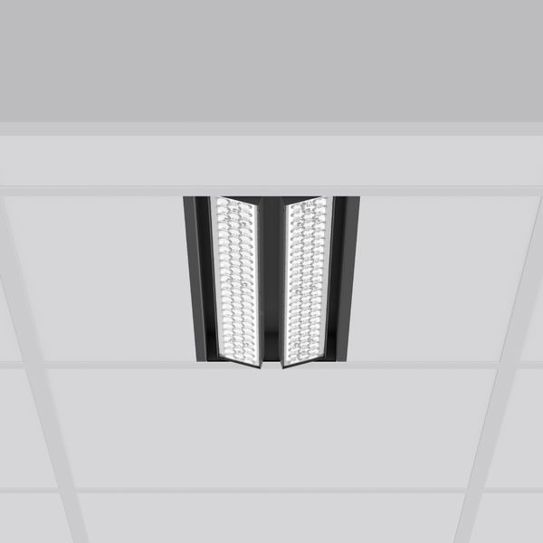 TX-MOVE, 35...68 W, 5700...10200 lm, 840, black, DALI Recessed project image 2
