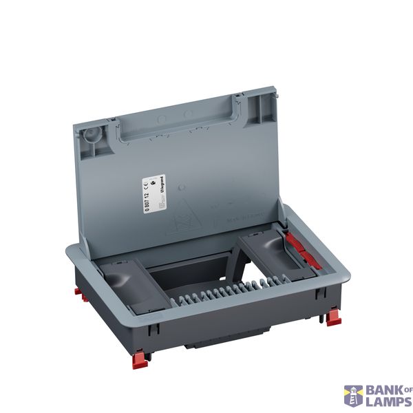 Floor Box Mosaic 8 Modules Plastic Cover 203×74×286mm image 1