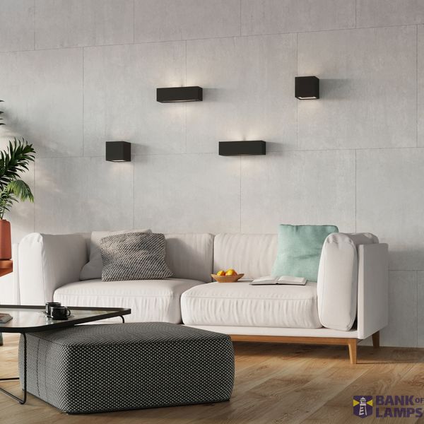 CERAMIC WALL LAMP VEGA BLACK E27 1X60W IP20 image 5