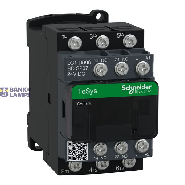 TeSys D contactor S207 - 3P (3NO) AC-3 9A image 1