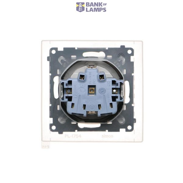 Buttons for the double switch, (rocker), Simon 24, IP20/IP44, antibacterial white image 1