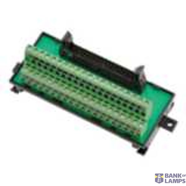Horizontal screw mounting terminal block, MIL50 socket, screw clamp, 5 XW2R0009B image 3